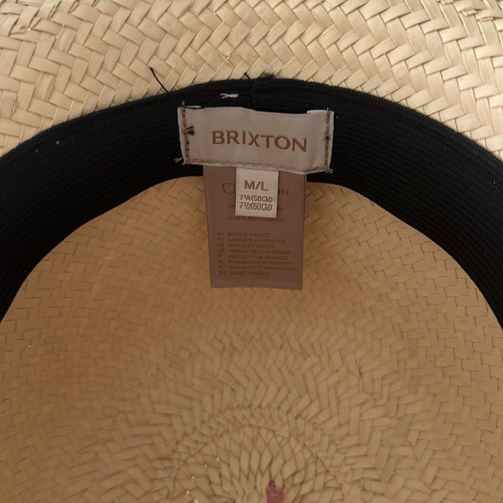 Brixton woven straw sun hat - Picture 8 of 9